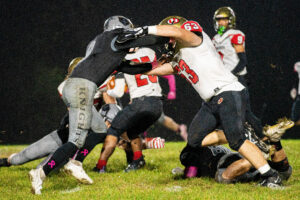 University uses strong defense to defeat depleted Preston 56-8